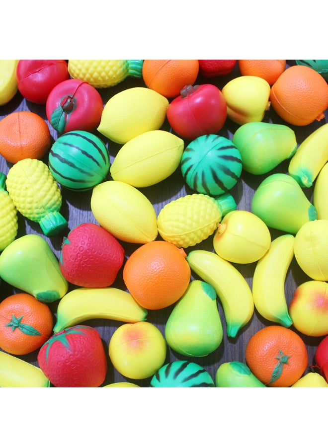 إسكدنيا انفجارات عبر الحدود نموذج محاكاة الفاكهة من مادة البولي يوريثين كرة ضغط الموز الصغيرة الدعائم الليمونية لعبة الضغط بالقرصة - اللون: تفاحة / سعر واحد (4 * 3.3 سم) - Image 2