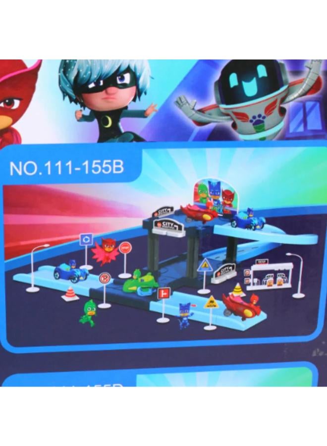 PJ Masks Parking Lot Superhero City Track Set - Image 3
