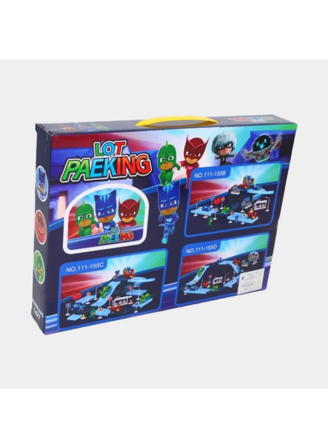 PJ Masks Parking Lot Superhero City Track Set - Image 2
