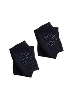 Safe-O-Kid Pack Of 2Crawling Baby Toddler Infant Anti Slip Elbow And Knee Pads;Guards Black  - Image 2