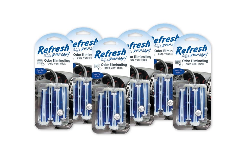 RefreshYourCar Refresh Your Car! (86588) New Car Vent Stick Air Freshener, (Pack of 6) - Image 5