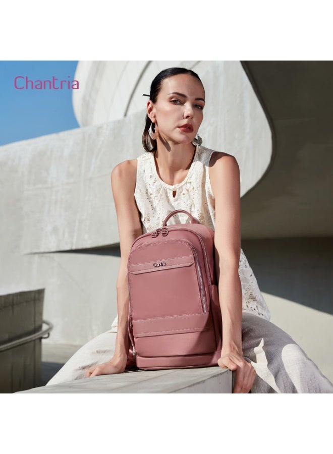 شانتريا حقيبة ظهر للابتوب مقاس 15 بوصة من Chantria - شنطة ظهر خفيفة الوزن ومقاومة للماء للعمل، الجامعة، والسفر - حقيبة يومية كاجوال متعددة الجيوب ومضادة للسرقة بوزن 0.66 كجم موديل CB00956 - Image 3