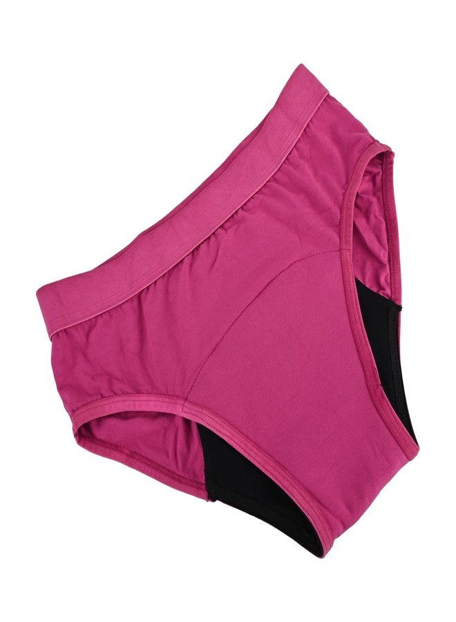 BAMBOOLOGY Bamboo Fabric Adult Women Diaper | Hygienic Comfort Pack of 2 (Fuchsia & Purple, XL) - Image 4