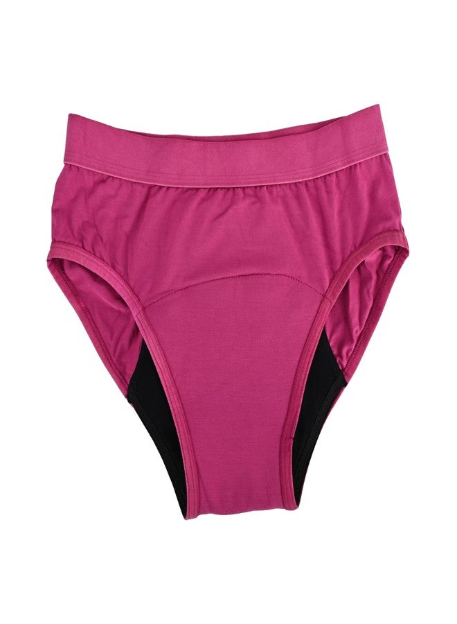 BAMBOOLOGY Bamboo Fabric Adult Women Diaper | Hygienic Comfort Pack of 2 (Fuchsia & Purple, XL) - Image 3