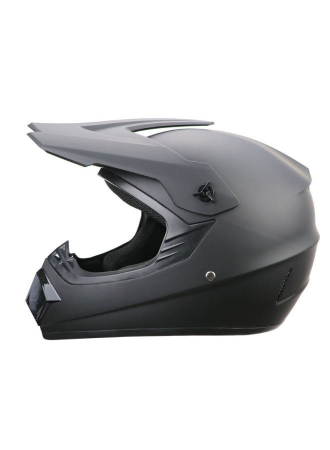 Sub-black Monochrome Motorcycle Kart Adult Helmet Small Lightweight Abs Off-road Helmet Colorful Motorcycle Helmet