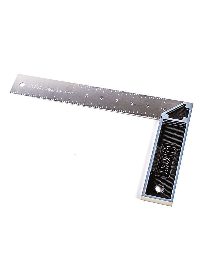 UKEN Professional 10" Aluminium Handle Heavy Duty Try Square