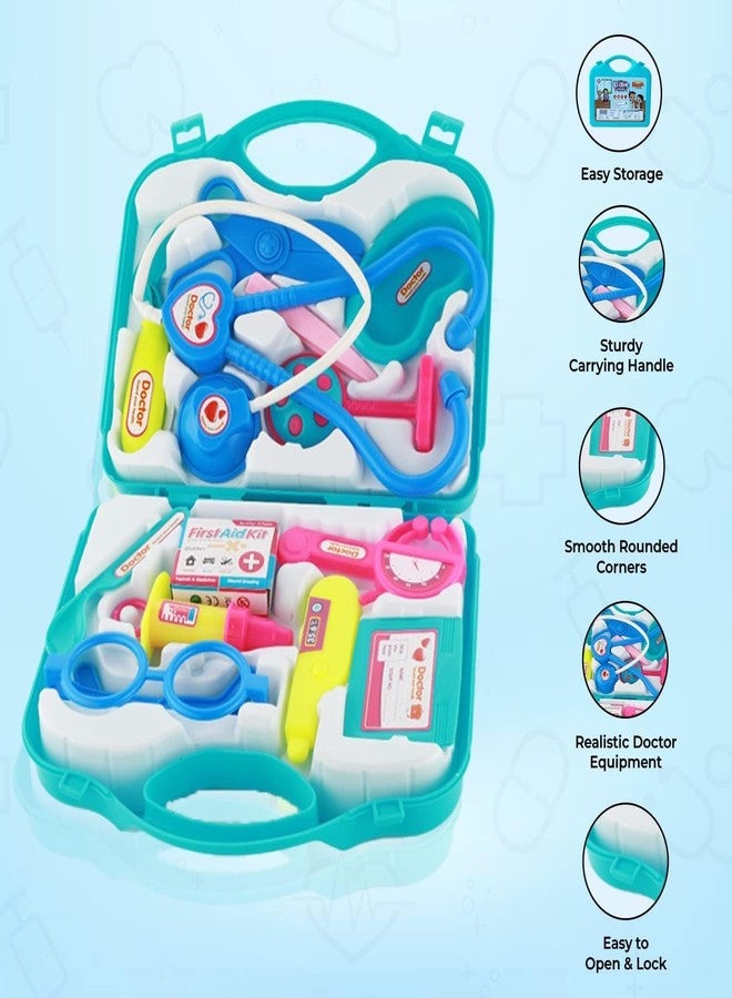 YOOKO® Doctor Playset for Kids |Pretend Play Doctor Set with Foldable Suitcase | Doctor Kit Toyset for Above 3 Years - Image 2