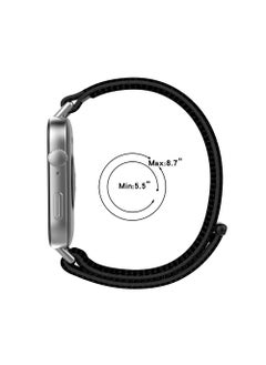X-level 1 Pcs Nylon Band Compatible with Huawei Watch Fit 3 Strap,Soft Breathable Adjustable Elastic Sport Strap,Replacement Watch Band for Huawei Watch Fit 3 Accessories Black ﻿ ﻿  - Image 4