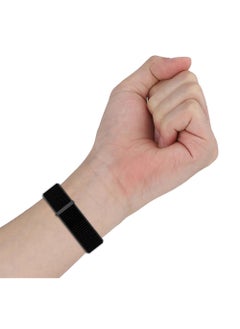 X-level 1 Pcs Nylon Band Compatible with Huawei Watch Fit 3 Strap,Soft Breathable Adjustable Elastic Sport Strap,Replacement Watch Band for Huawei Watch Fit 3 Accessories Black ﻿ ﻿  - Image 5