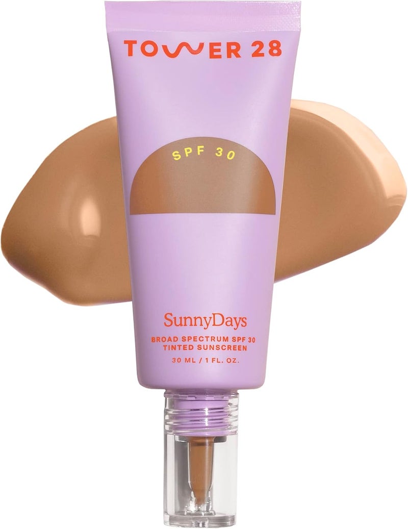 TOWER 28 SunnyDays SPF30 Tinted Sunscreen Foundation 35 Point Dume - Image 1