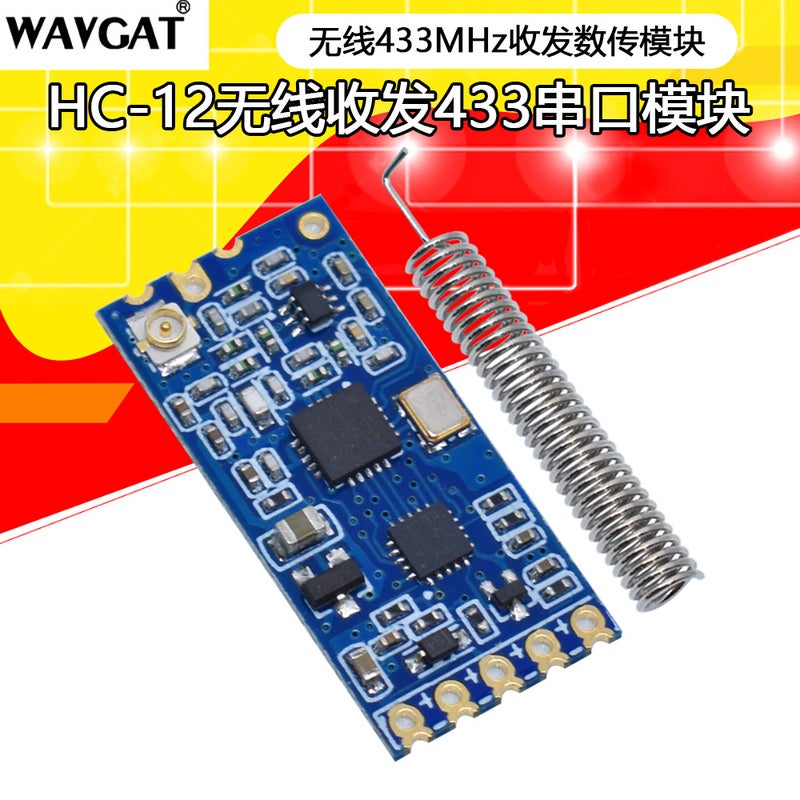 Hc-12 Wireless Module 433Mhz Receiving And Transmitting 1Km Serial Communication Transparent Transmission Data Transmission Si4438 Networking - Image 4