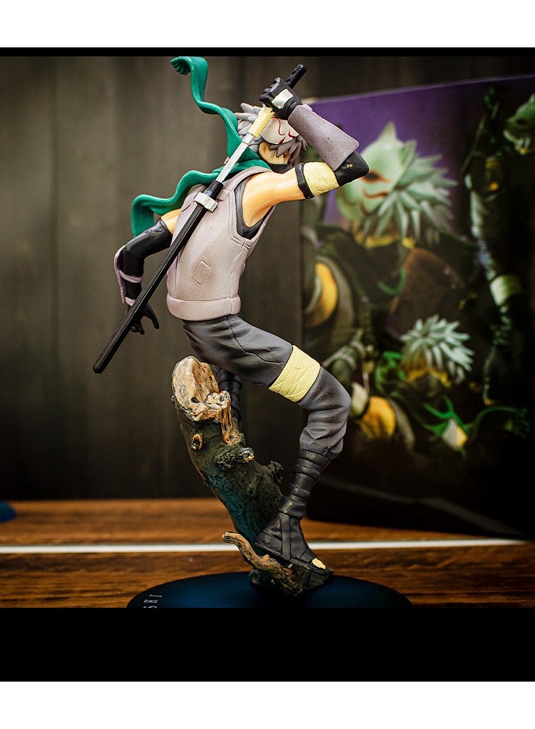 general Naruto Shippuden Dark Hachiki Kakashi Figure Anime peripheral model ornaments exquisite restoration room decoration 23cm - Image 2