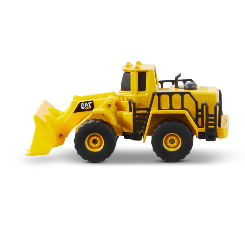CAT Construction Toys CAT Construction Die Cast Metal 3 Pack Vehicles - Steam Roller/Excavator/Wheel Loader for Ages 3+ - Image 2