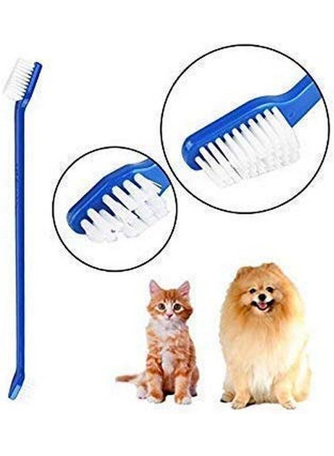 Double Headed Dental Cleaning Toothbrush For Dogs Cats Puppy -Set Of 2 - Image 2