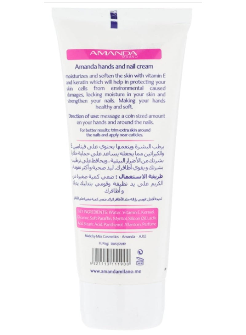 Amanda Milano Hand and Nail Cream, 80 ml - Image 2