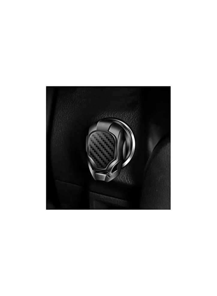 Generic Universal Iron man Carbon Fiber Start/Stop Engine Button Cover Compatible With All Vehicle - Image 2