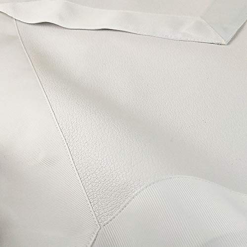 deDecoml Masonic Apron Synthetic Leather White Mason Apron - Image 2