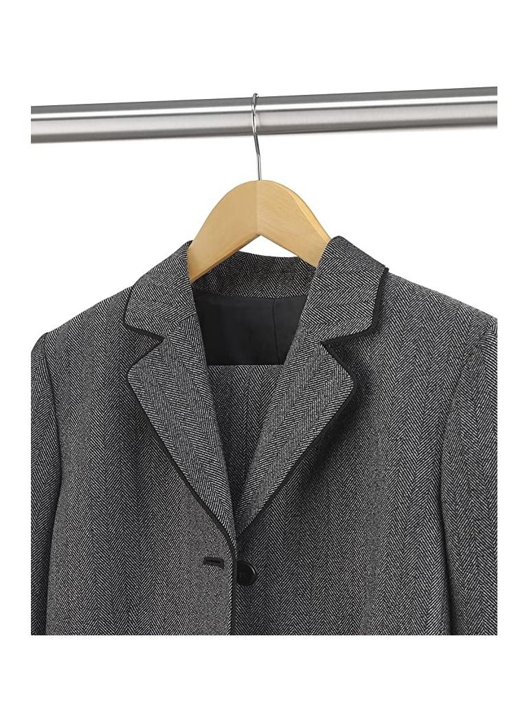 Whitmor 16 Piece Wood Suit Hangers Beige 0.44x 9.25x17.5inch - Image 3