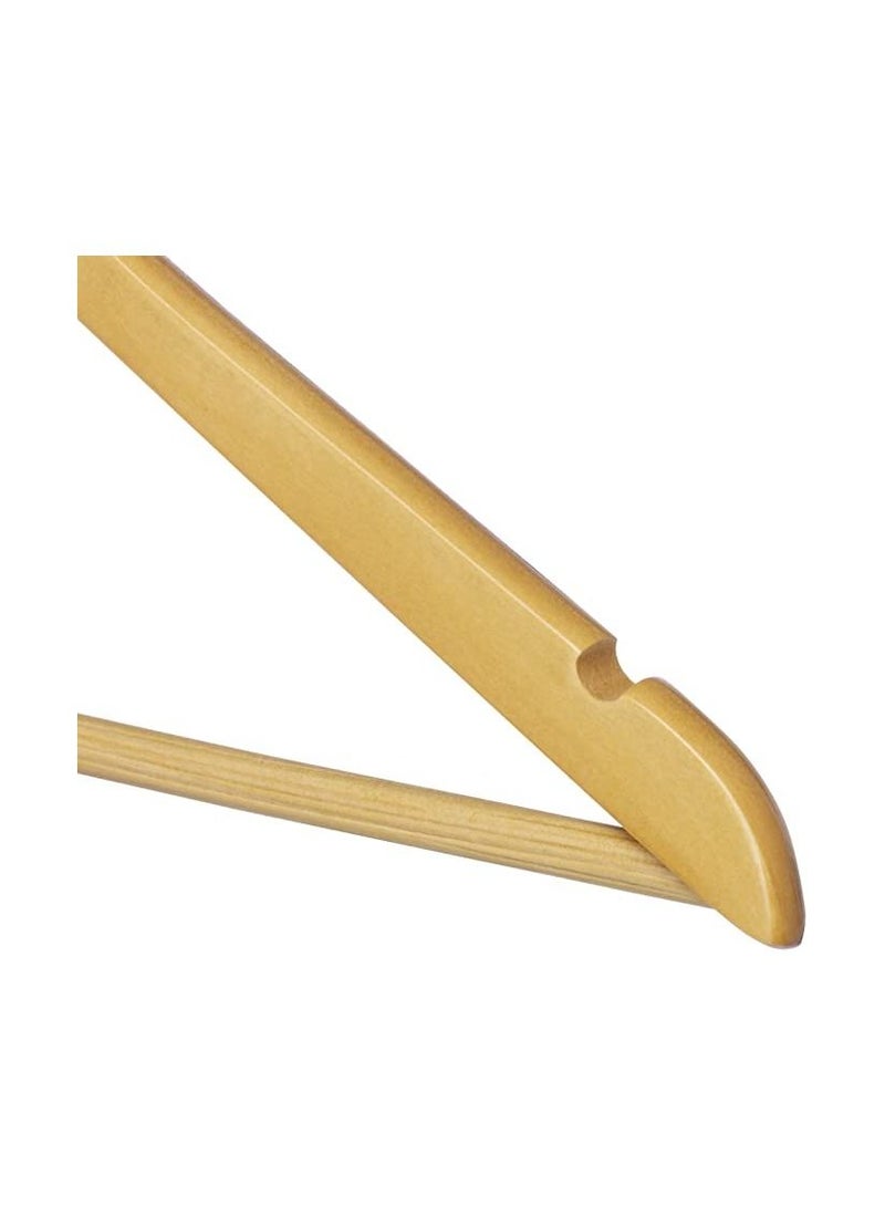 Whitmor 16 Piece Wood Suit Hangers Beige 0.44x 9.25x17.5inch - Image 4