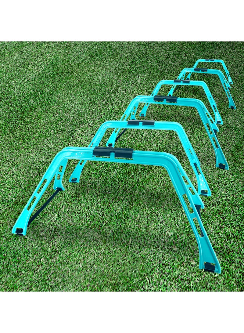 Cactus Fitness Multifunctional agility ladder 8rings with carrying bag in football soccer tennis padel speed agility fitness drills training for athletes adults children  - Image 5