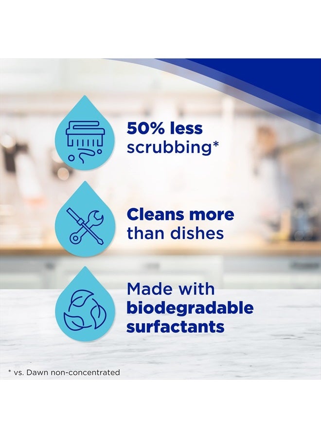 Dawn EZ-Squeeze Ultra Dish Soap Dishwashing Liquid, 22 fl oz - Image 2