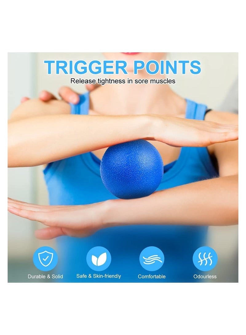 SYOSI 2 Pack Spiky Massage Ball Physical Therapy Hard Lacrosse for Myofascial Release and Trigger Point Deep Tissue Shower Wedding Party Decorations - Image 3