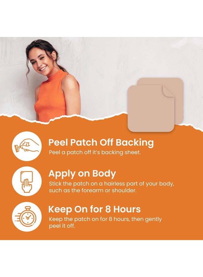 MONIER B12 Patches (Pack of 60) - 100% Natural Patch for Women and Men - Firming, Energy, Focus & Body Support - Enhanced Formula - Image 2