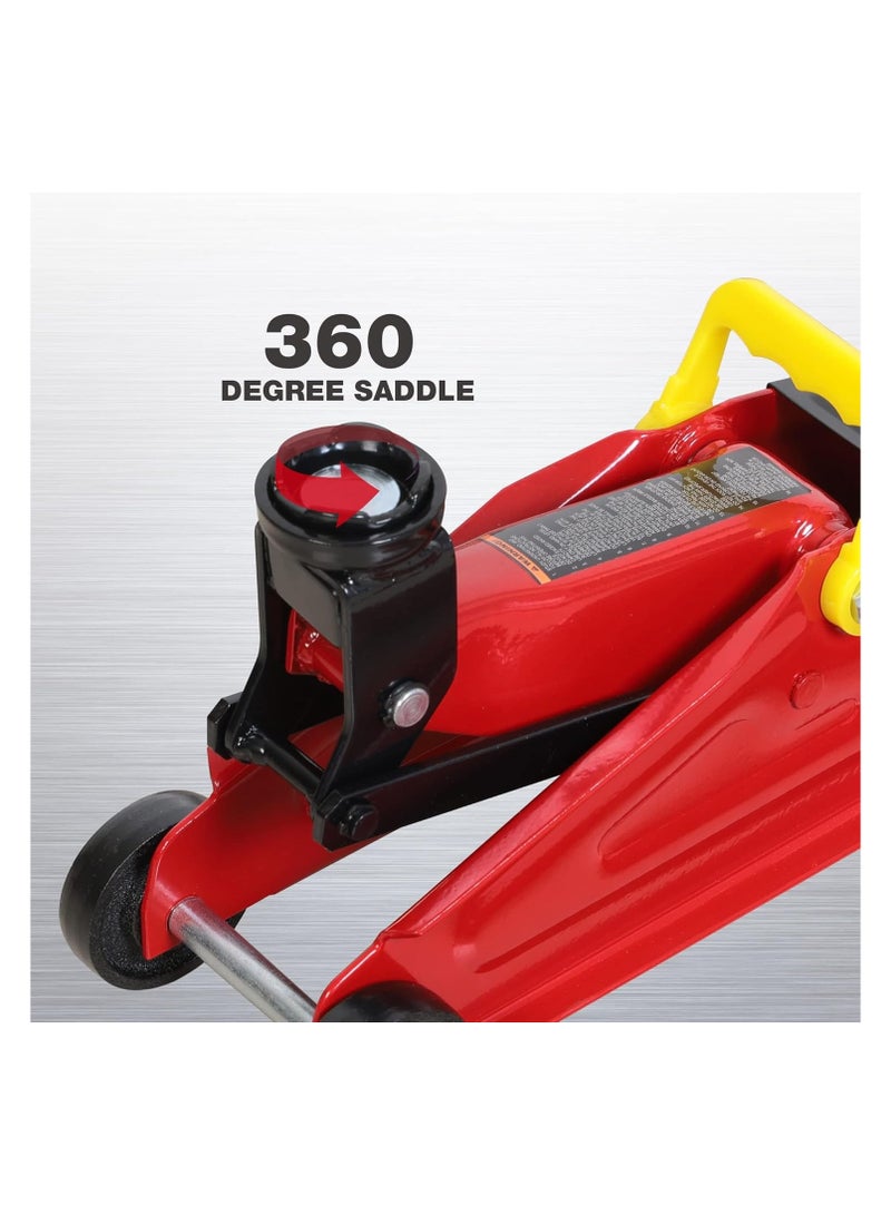 بونكا رافعة هيدروليكية للخدمة/الأرضية مع حقيبة تخزين لحمل قالب النفخ، سعة 2 طن، لون أحمر من بونكا - Image 5