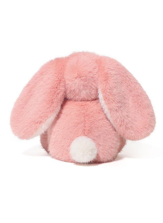 Hanayo دمية أرنب محشوة دمية أرنب واقعية لطيفة دمية حيوانات محشوة رقيقة لطيفة للديكور المنزلي هدية عيد ميلاد (وردي، 18.5 سم) - Image 5