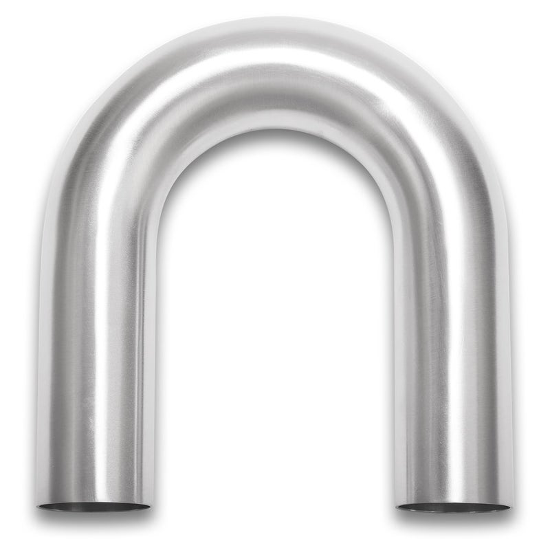 Podavelle 180 Degree Elbow 175 Inch 45mm OD Aluminum Intercooler Pipe Piping Air Intake Tube 15D Radius Brushed Finish - Image 2