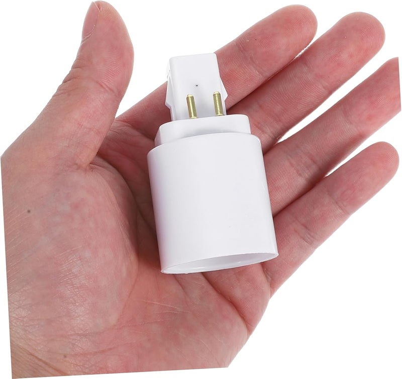 Uonlytech E27 Light Bulb Adapter G24q to E27 Socket Converter Elegant Lamp Holder for Home Commercial Use - Image 4