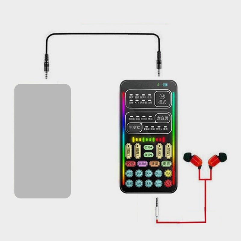 🎸 ميكروفون لتغيير الصوت للبث المباشر والألعاب مع خلاط صوت - Image 3