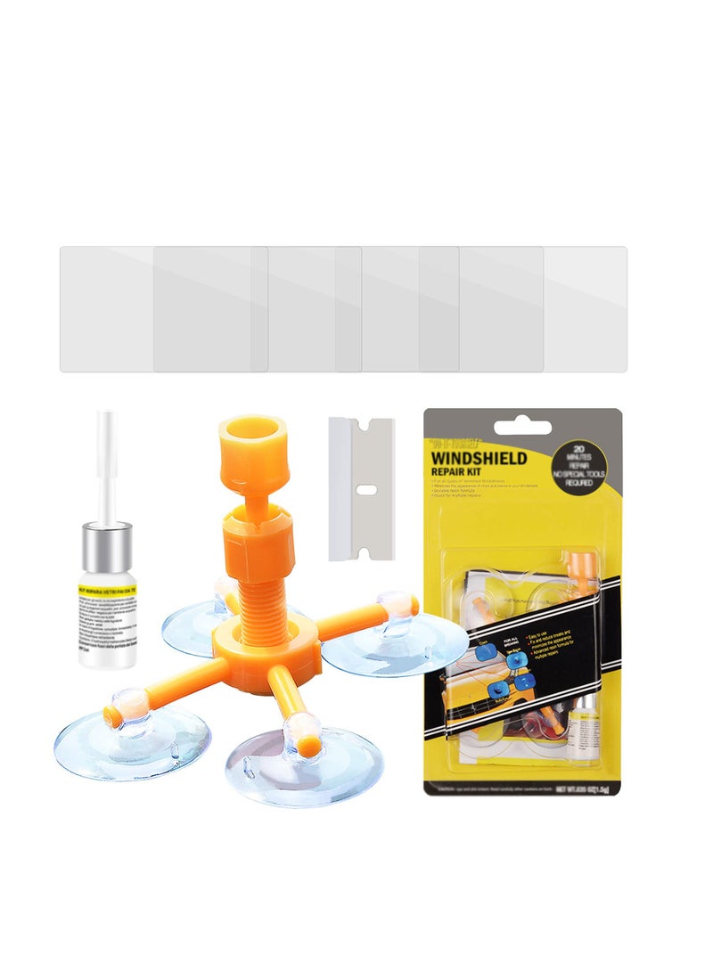 Windscreen Repair Kit, Professional Windshield Repair Upgraded Version, Windshield Chip Repair Kit, for Chips, Cracks, Star-Shaped Crack and Glass Repair - Image 1