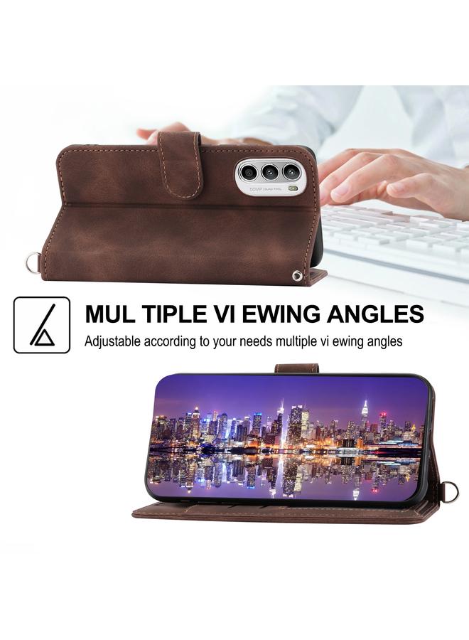 S-TOP Case For OPPO A1 Pro Skin-feel Flowers Embossed Wallet Leather Phone Case - Image 3