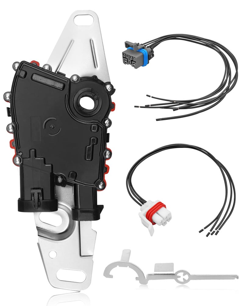 Park Neutral Position and Backup Lamp Safety Switch with Connector Wire Harness Replace 3523201 24298931 24229422 Fit for Cadillac Chevy GMC Neutral Safety Switch for 4L60E 4L80E Transmission
