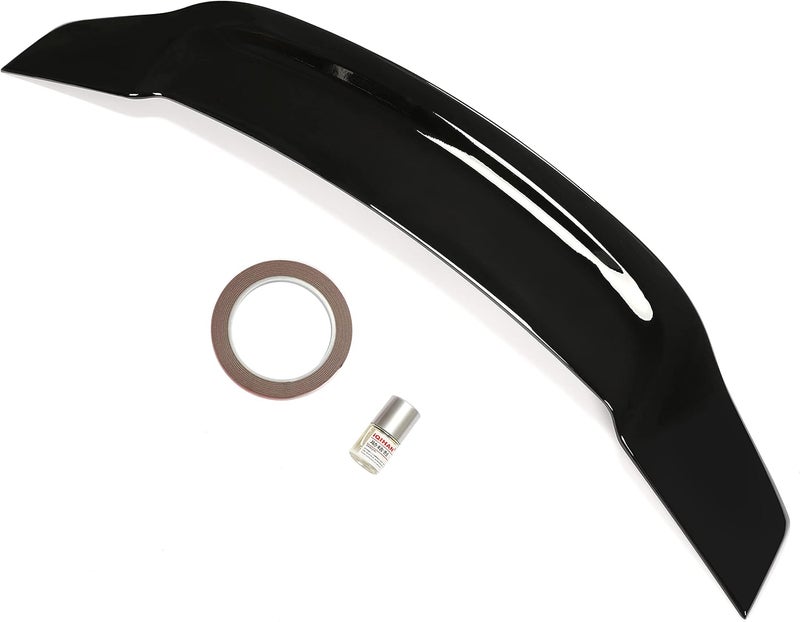 Kojem Rear Trunk Duckbill Spoiler for 2008-2014 Mercedes Benz W204 C-Class & C63 Sedan - Gloss Black ABS Plastic - Image 3