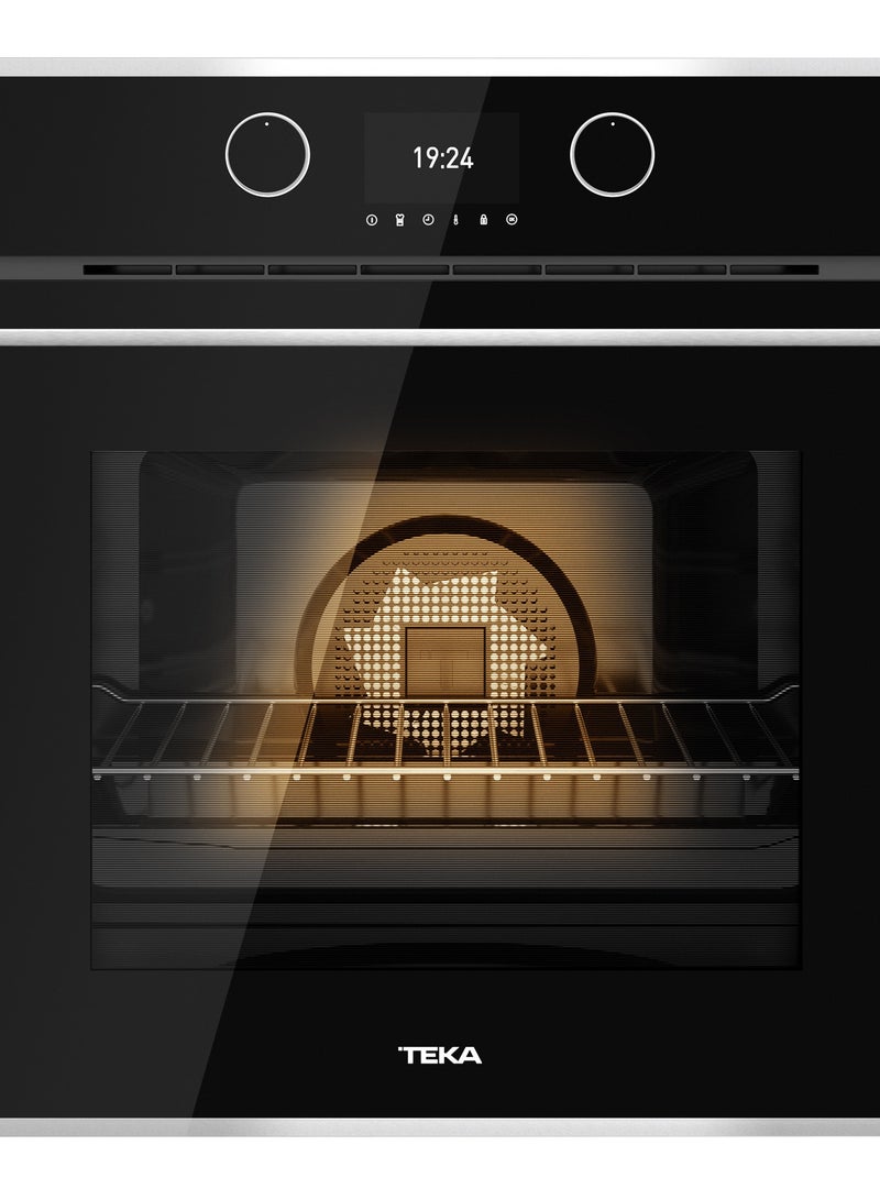 TEKA Built-in Multifunction SurroundTemp A+ Oven With 12 Cooking Programs, HydroClean®PRO Cleaning System, 71 Litres Capacity HLB 860 71 L 3215 W 41560091 Black Glass with StainlessSteel frame - Image 2