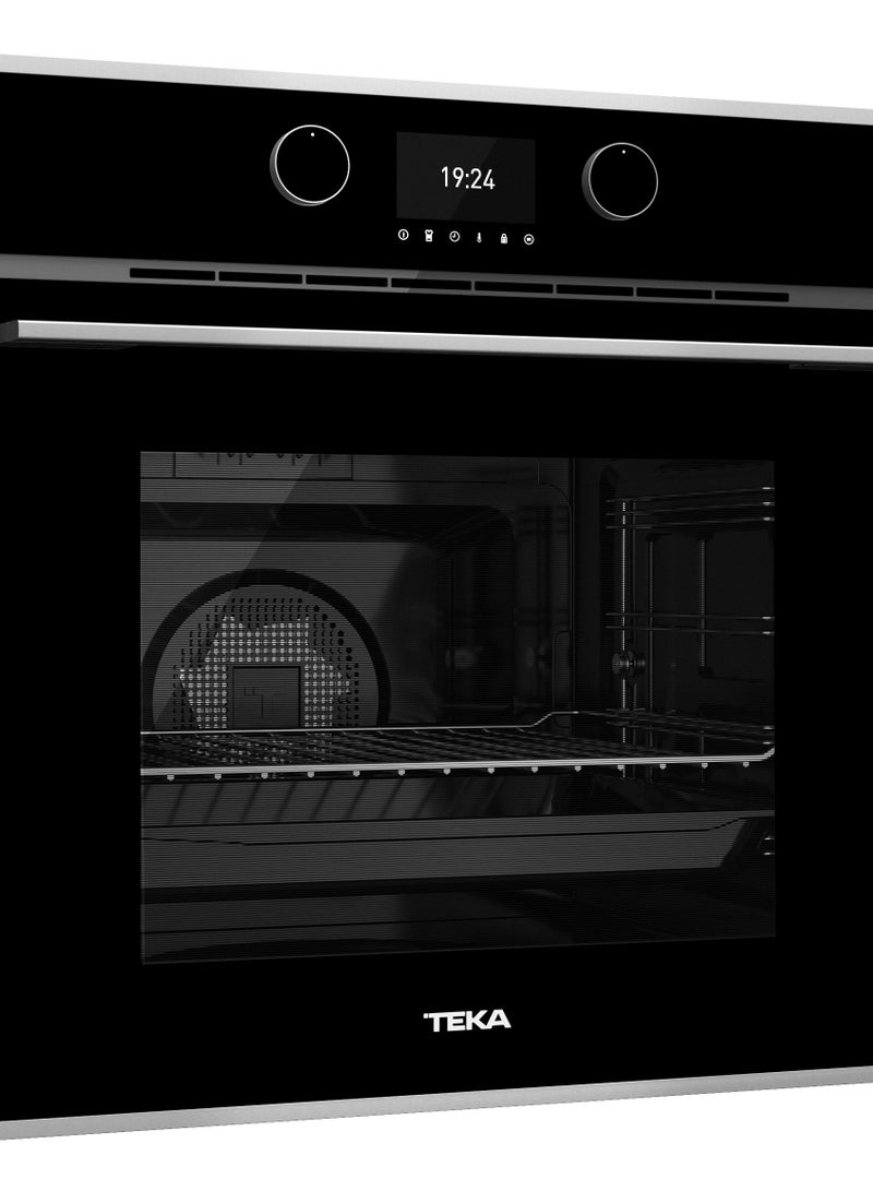 TEKA Built-in Multifunction SurroundTemp A+ Oven With 12 Cooking Programs, HydroClean®PRO Cleaning System, 71 Litres Capacity HLB 860 71 L 3215 W 41560091 Black Glass with StainlessSteel frame - Image 4