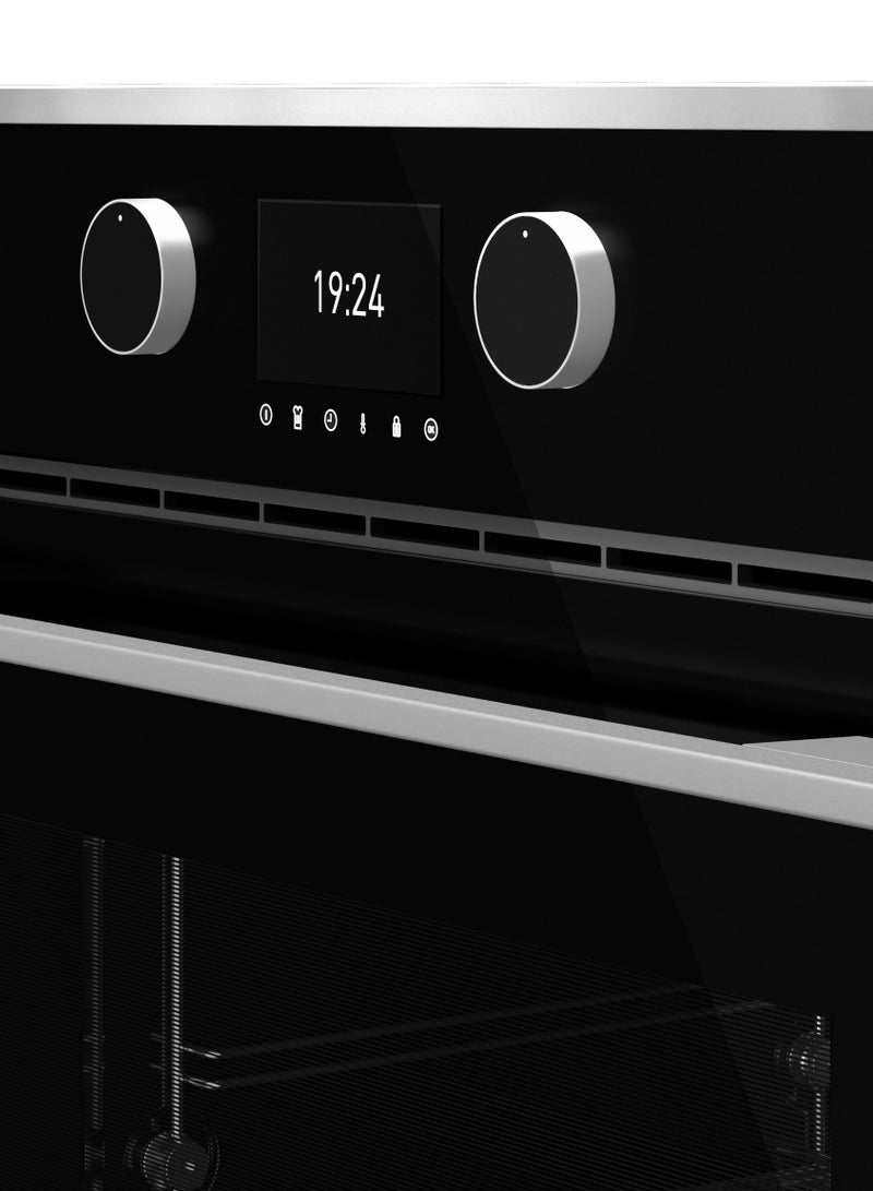 TEKA Built-in Multifunction SurroundTemp A+ Oven With 12 Cooking Programs, HydroClean®PRO Cleaning System, 71 Litres Capacity HLB 860 71 L 3215 W 41560091 Black Glass with StainlessSteel frame - Image 5