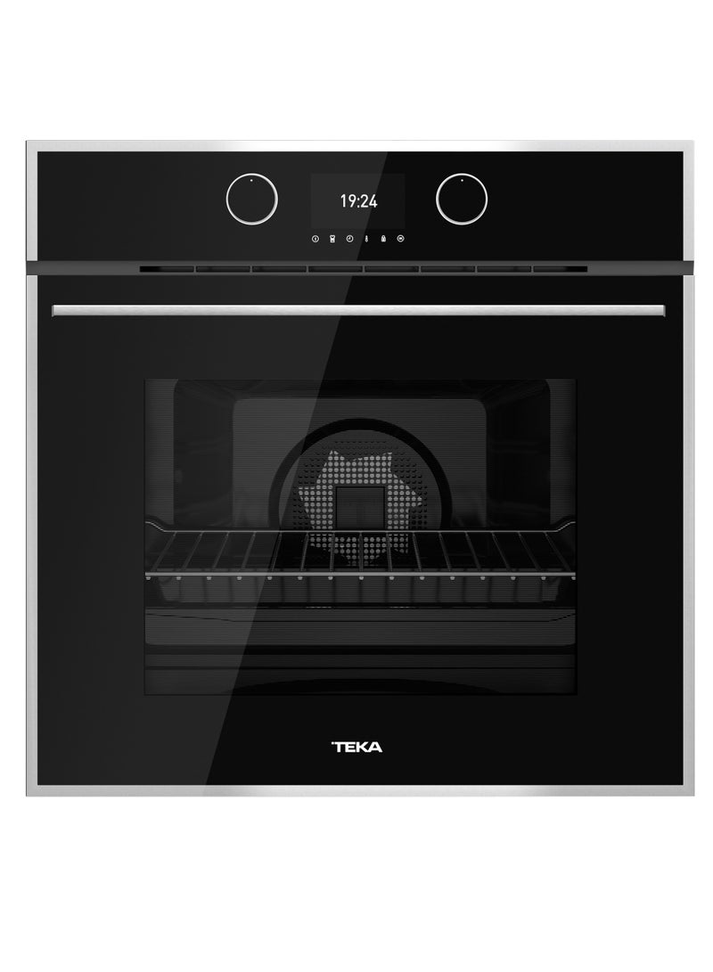 TEKA Built-in Multifunction SurroundTemp A+ Oven With 12 Cooking Programs, HydroClean®PRO Cleaning System, 71 Litres Capacity HLB 860 71 L 3215 W 41560091 Black Glass with StainlessSteel frame - Image 1