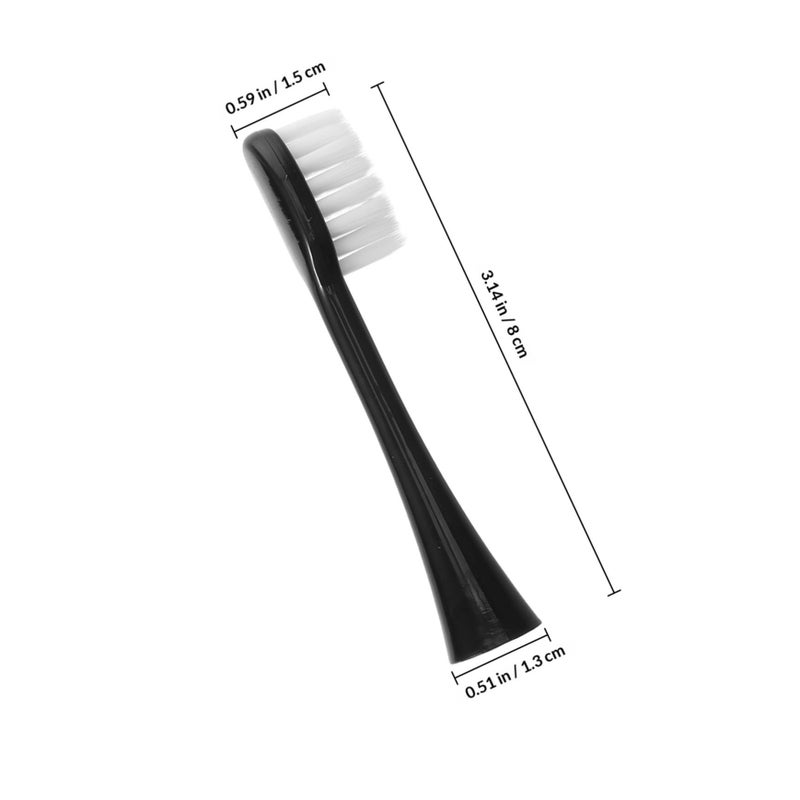 3 Pack Soft Bristle Replacement Toothbrush Heads For Adults Gentle Oral Cleaning Home Travel - Image 3