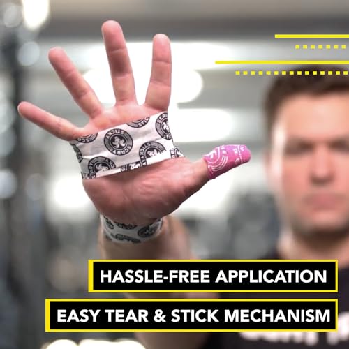 Goat Tape Super Stretchy Thumb Tape - Weightlifting Hook Grip Tape & WOD Tape for Cross Training, Gym Workout Tape, Athletic Finger Wrap - Flexes with Every Move - 15 Feet per Roll (Black 2-Pack) - Image 3