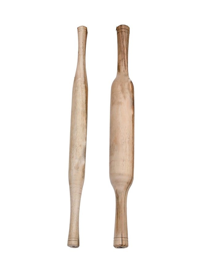 PTR Smooth Finish Sheesham Wood Belan/Rolling Pin/Roti Maker/Chapati Roller for Indain Cooking Traditions (12 inch) - Image 2