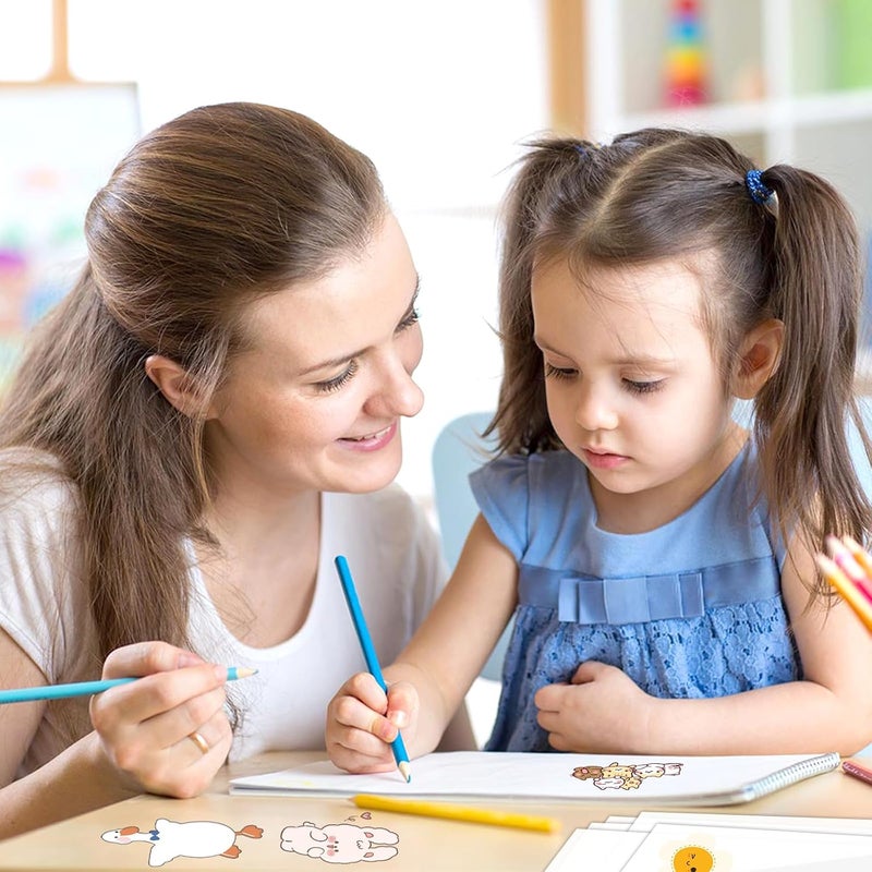 مجموعة جينسيون المكونة من 20 فيلم انكماش، شفاف، فيلم انكماش بحجم A4 للرسم، ورق انكماش 20 × 29 سم، ألواح بلاستيكية قابلة للانكماش، مجموعة فيلم انكماش غير لامع، ألواح بلاستيكية قابلة للانكماش - Image 4