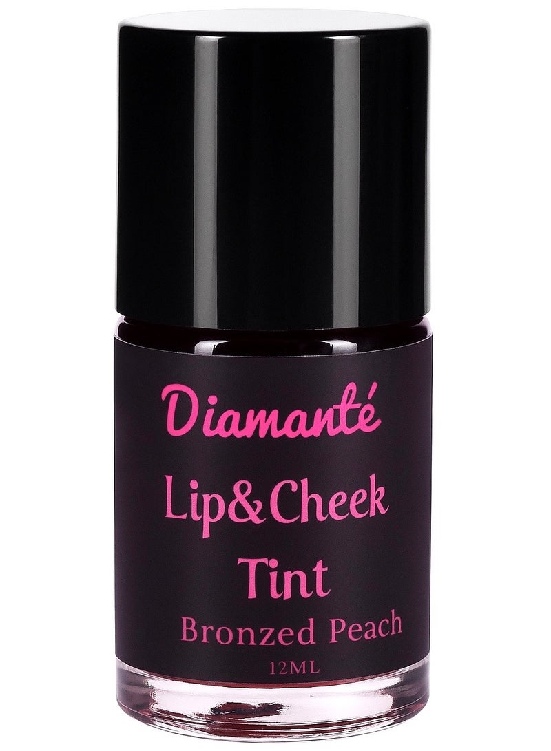 Diamantè Bronzed Peach Lip and Cheek Tint - Image 1