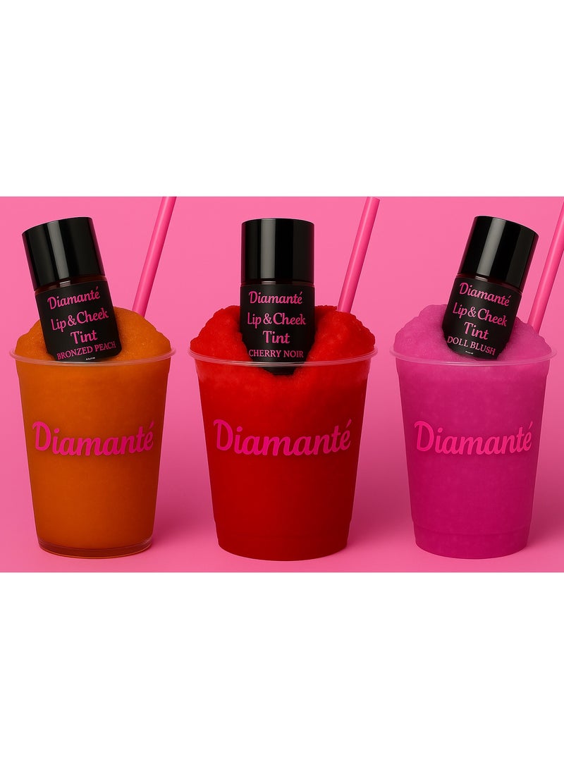 Diamantè Bronzed Peach Lip and Cheek Tint - Image 3