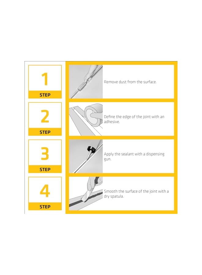 سيكا Flex Construction Plus مانع التسرب المرن متعدد الأغراض باللون البيج للمفاصل الخرسانية والمسبقة الصب. ختم علاج الرطوبة. مرن. سجق بيج 600 مل 443477 - Image 4