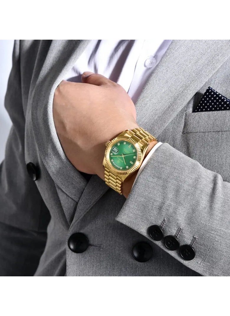 BERSIGAR - Bersigar BG-1752 Luxaura Design Stainless Steel Automatic Water Resistant Watch - Image 1