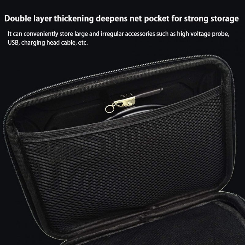 woobles Oscilloscope Storage Bag, 8.9X6.9X2.7In Oscilloscope Storage Case, Wear Resistant Mini Storage Bag for Oscilloscope School Home - Image 4