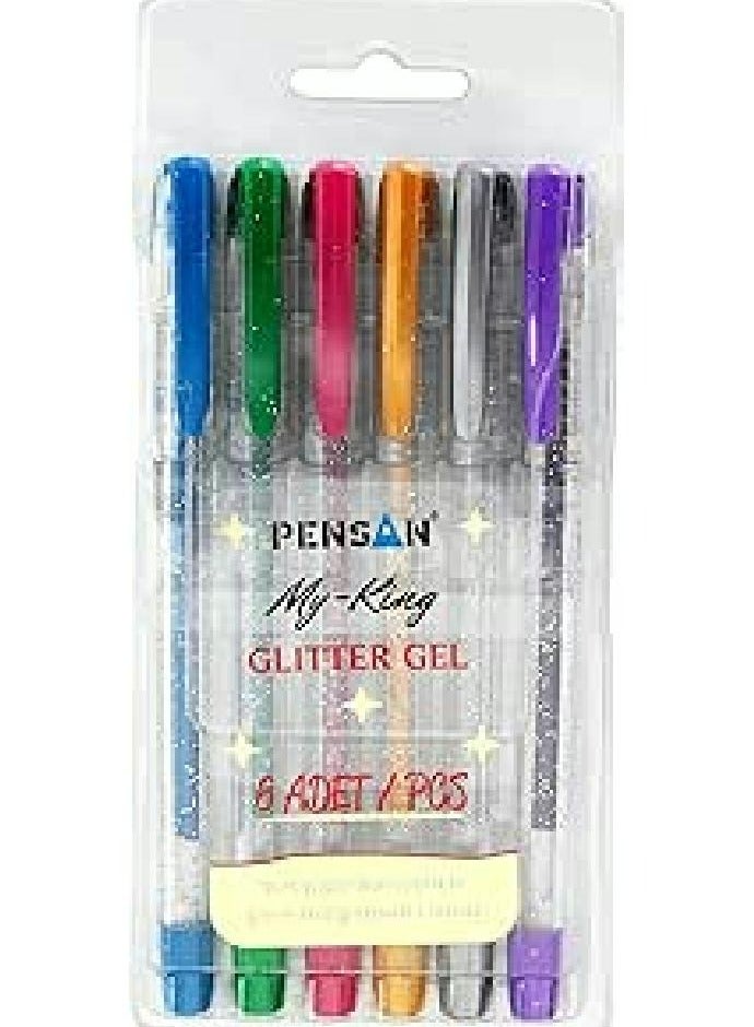 باكت اقلام بينسان جليتر 6  قلم